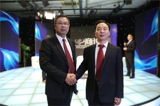 壹品欧迪办公家具董事长张晓帆受邀参加央视CCTV《牛商论道》节目录制
